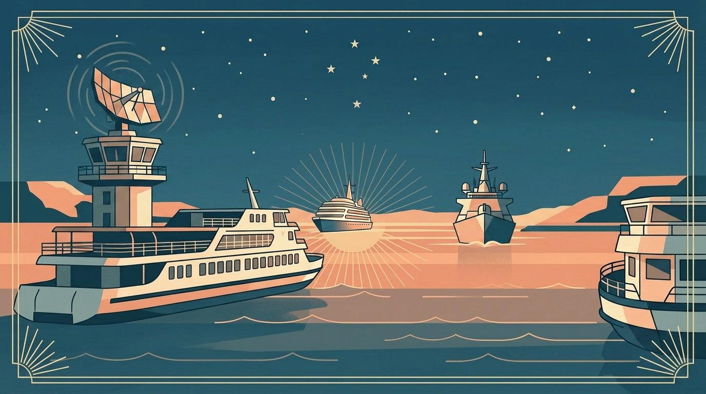 Multi-organisation maritime team, AI Blueprint, AI Blueprint for a small team running multiple maritime organisations: 7 recurring themes, 10 strategic goals, three-phase roadmap, foundations implemented by the team.